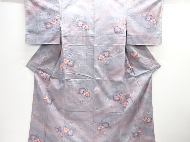 Japanese Kimono / Tsumugi Omeshi Silk